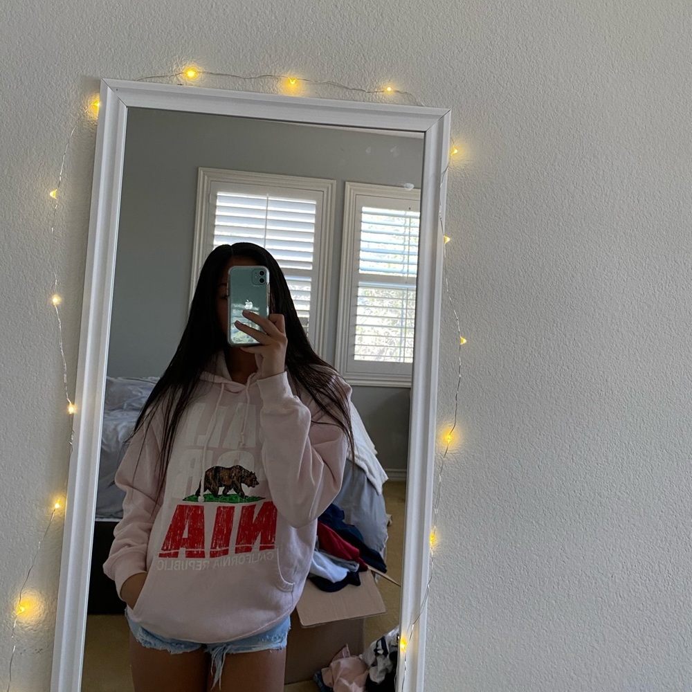 pink cali sweatshirt